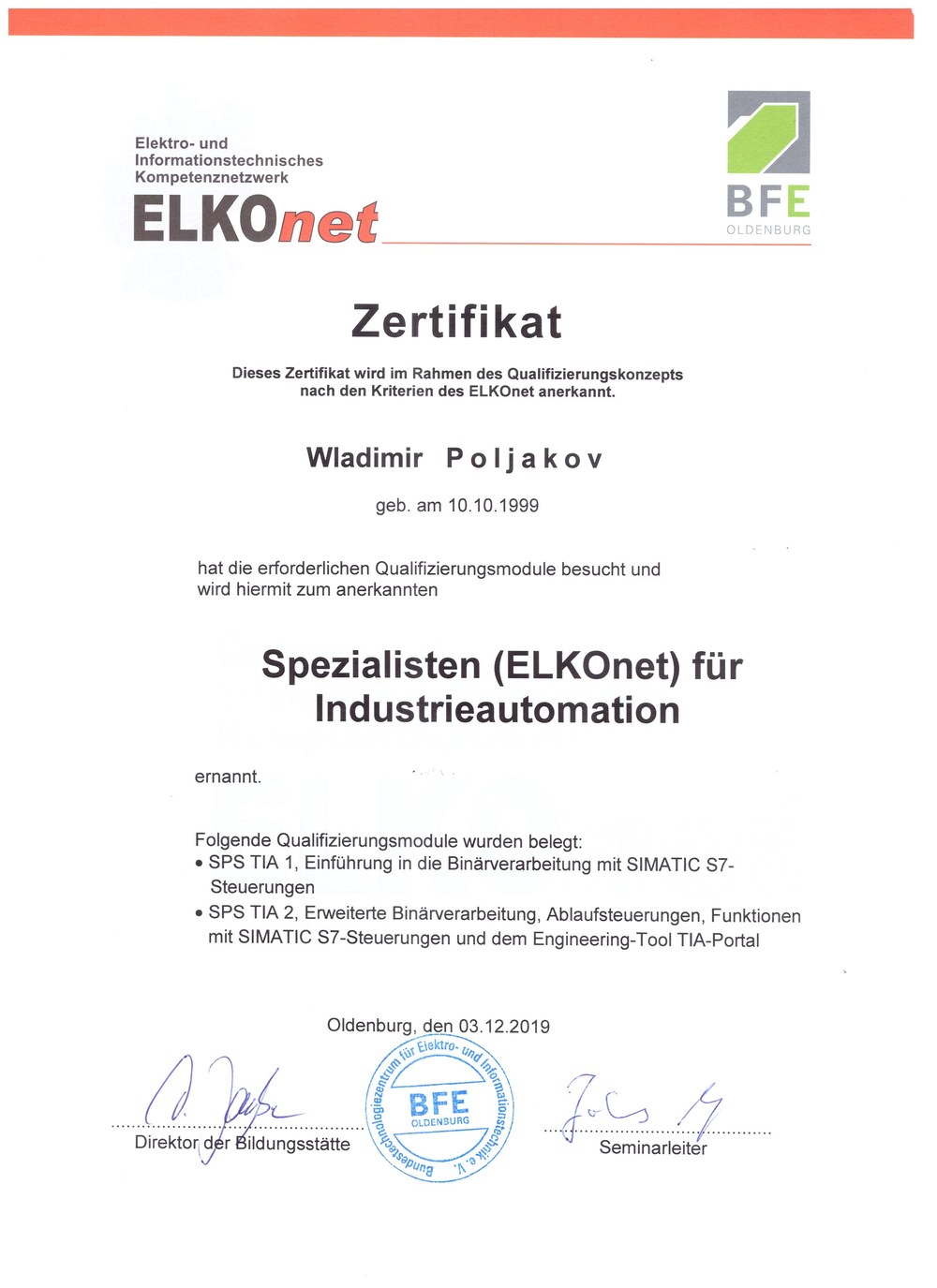 ELKOnet Spezialist