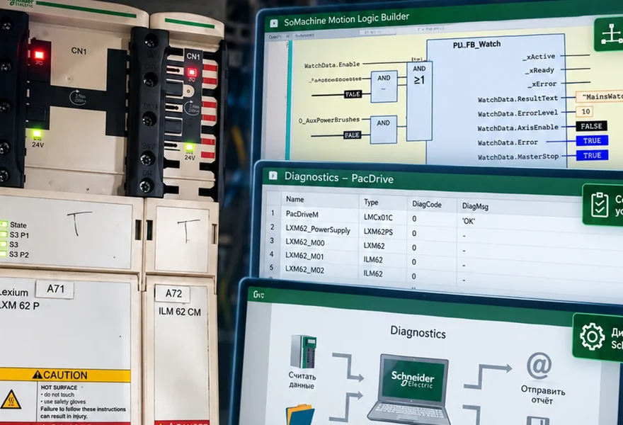 Проектная иллюстрация к кейсу 008 Schneider PacDrive